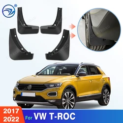 For Volkswagen VW T-ROC 2017 2018 2019 2020 2021 2022 Fender Mudflaps Splash Guards Mudguards Mud Flaps Car Accessories