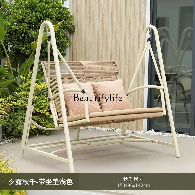 Reclining Swing Glider Courtyard Indoor Swing Hammock Hanging Basket Garden Outdoor Swing Rocking Chair