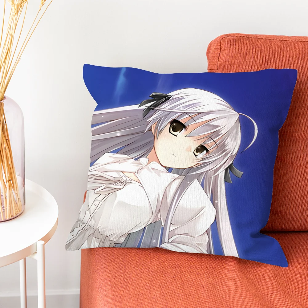 Anime Y-Yosuga No Sora Pillow Case Pillow Case Living Room Sofa Cushion Cover Suitable For Home Bedroom Room Decoration