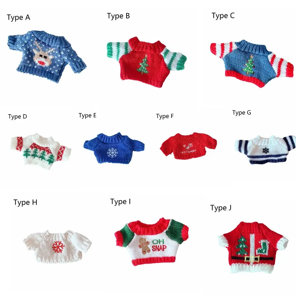 Handmade Kids Gifts Clothes Accessories DIY Makeup Party Doll Wear Doll Clothing Mini Sweater