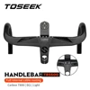 TOSEEK TR5500 자전거 핸들 바 T800 탄소 자전거 도로 자전거 컴퓨터 홀더가있는 통합 핸들 바 전체 내부 케이블 라우팅 1