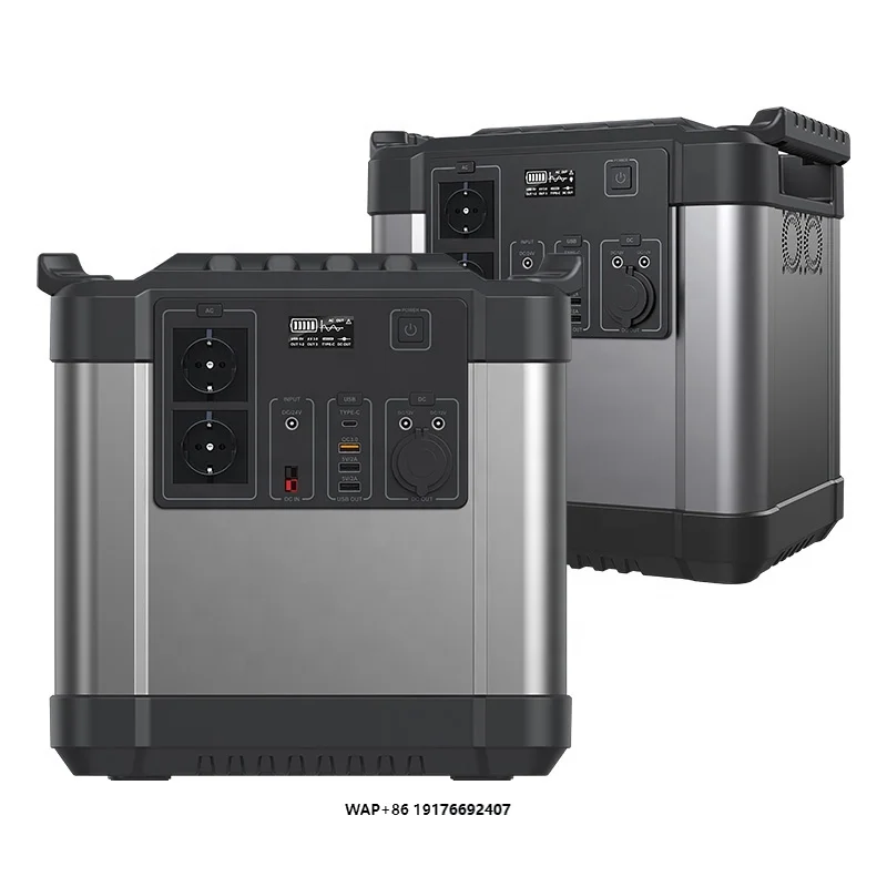 

High-Capacity 2000W Portable Power Station Multifunction 110V/220V AC Car Battery Charger Lithium Ion 1620MH Outdoor Power Bank