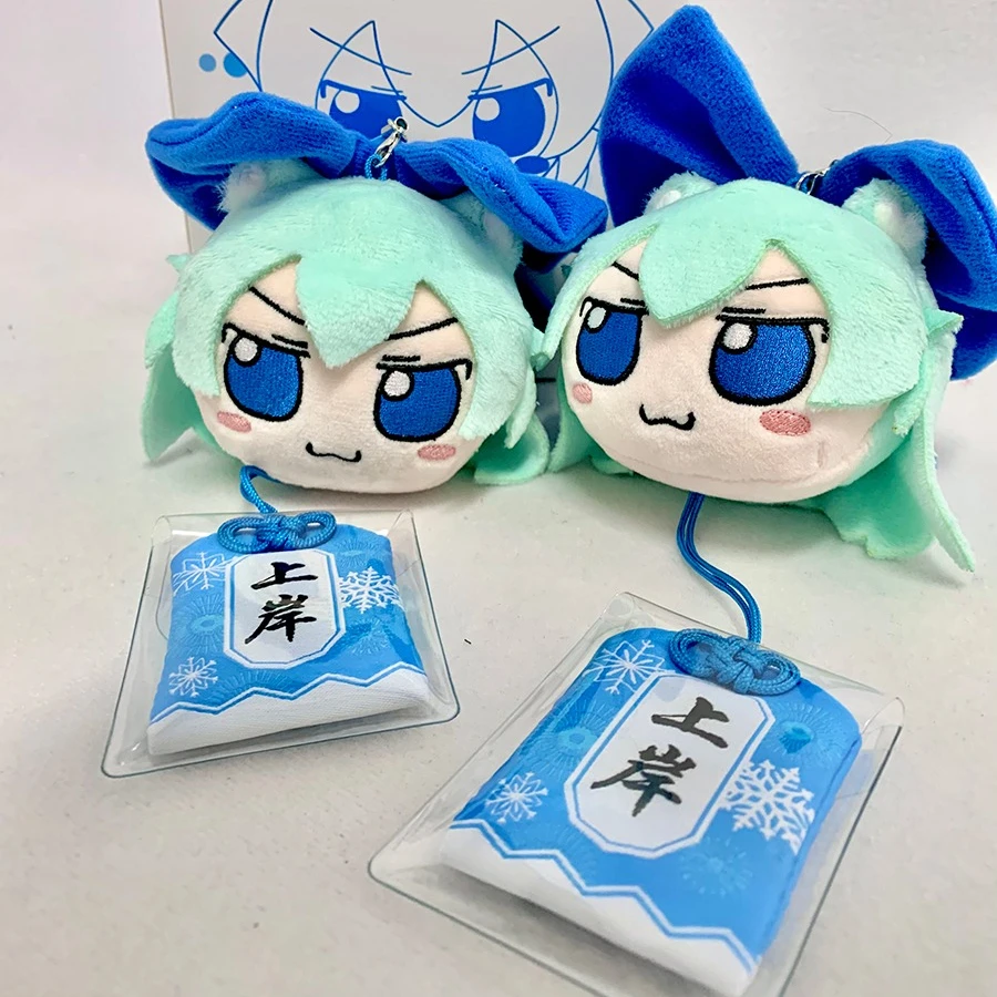 

Аниме-игра Touhou Project Kawaii Dango, кукла, брелок для косплея, хлопок, Cirno Cat, амулет, мультяшная мини-игрушка, коллекция фанатов, декор, подарок