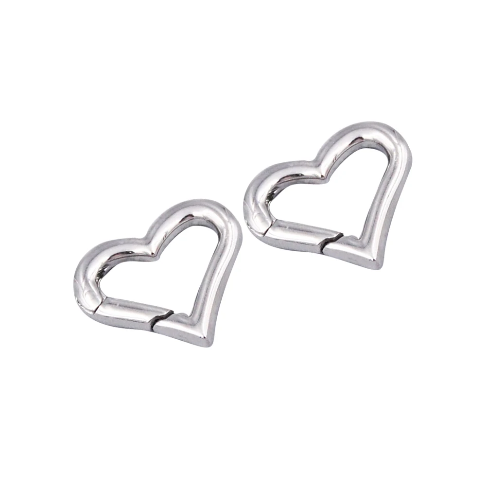 

Пружинная пряжка из нержавеющей стали, застежка в форме сердца, прочный многофункциональный карабин, портативный, для альпинизма, кемпинга, пешего туризма, путешествий