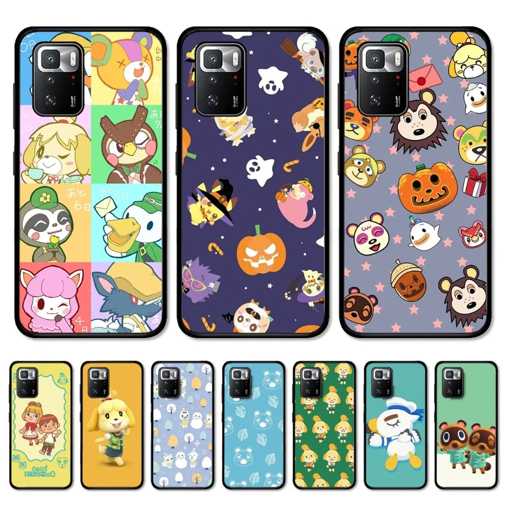 A-Animal-CrossingS Phone Case For Redmi 5 6 7 8 9 10 plus pro 6 7 8 9 A GO K20 K30 K40 pro plus F3 Fundas