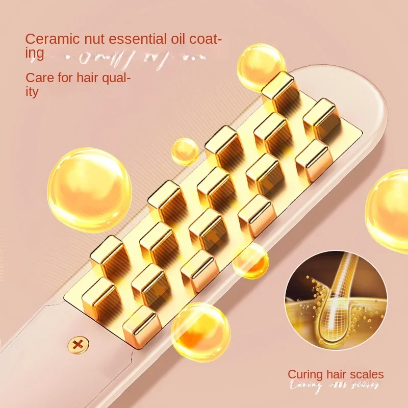 Mini 3D Grid Hair Crimper Curling Iron Volumizing Hair Iron Ceramic Corn Perm Splint Flat Iron Hair Styling Tools Gift for Women