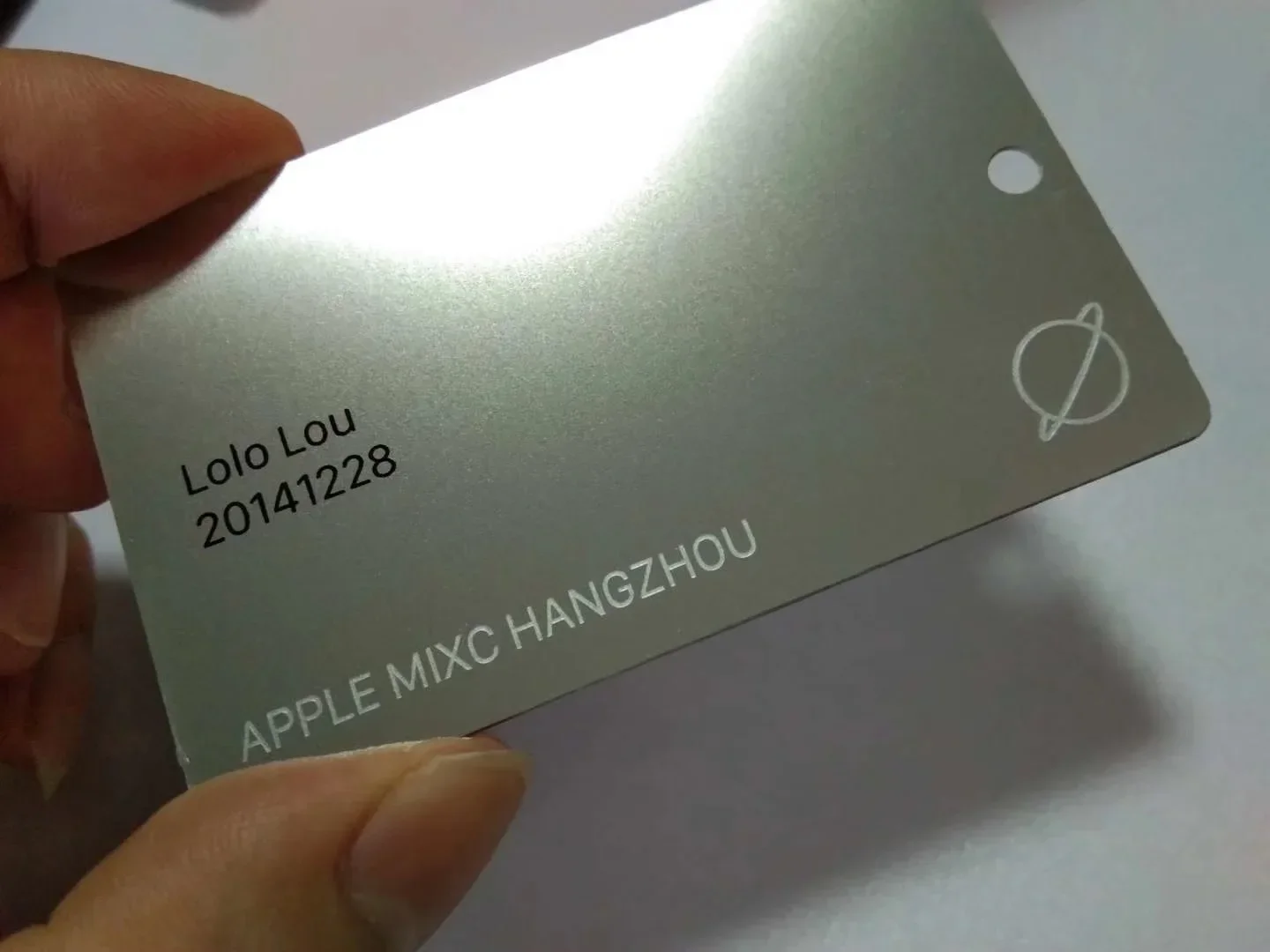 Produttore cinese Nastro di metallo Carte di credito vuote o specifiche Incisione laser Biglietto di metallo NFC aziendale in metallo