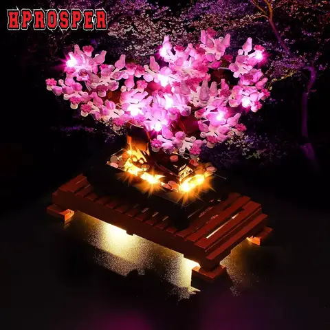 Hprosper 5V LED 조명 10281 Creator Expert 분재 나무 장식 램프(배터리 상자 포함)(레고 빌딩 블록은 포함되지 않음)