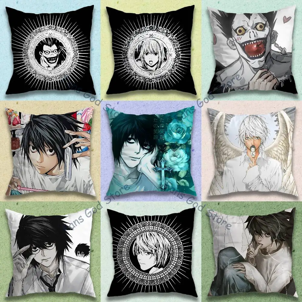 Anime D-Death Notes Pillow Case Cushion Cover Home Decor Birthday Gift Pillowcover