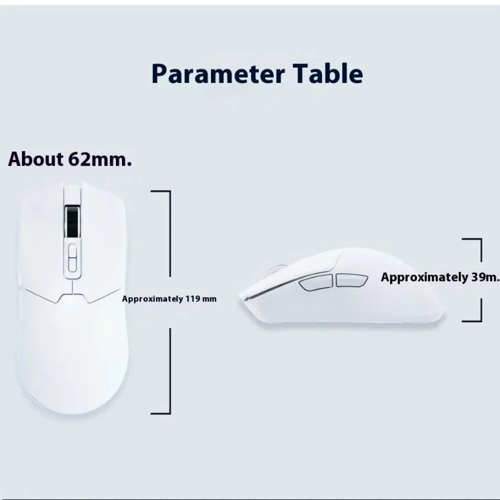 CHAOS M2 Mini Pro Mouse PAW3395 ملحقات ألعاب لاسلكية خفيفة الوزن ذات وضع مزدوج مخصص معدل سحب 8K ماوس ألعاب بيئة العمل #2