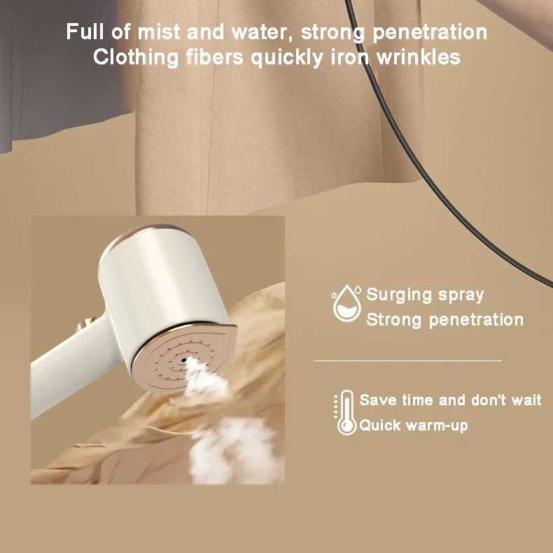 Parownica do ubrań MIJIA, elektryczny parownica do domu, przenośny mini parownik do usuwania roztoczy, prostowanie ubrań, sprzęt AGD