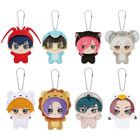 Anime Plush Pendant KeyChain Yoichi Isagi Nagi Seishiro Mikage Reo Rin Itoshi Itoshi Sae plush doll Backpack pendant Toy Gifts