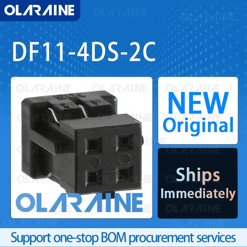 

50/200/500Pcs DF11-4DS-2C 100% brand new and original IC chip Connectors Headers and Wire Housings 4 Position 2 A