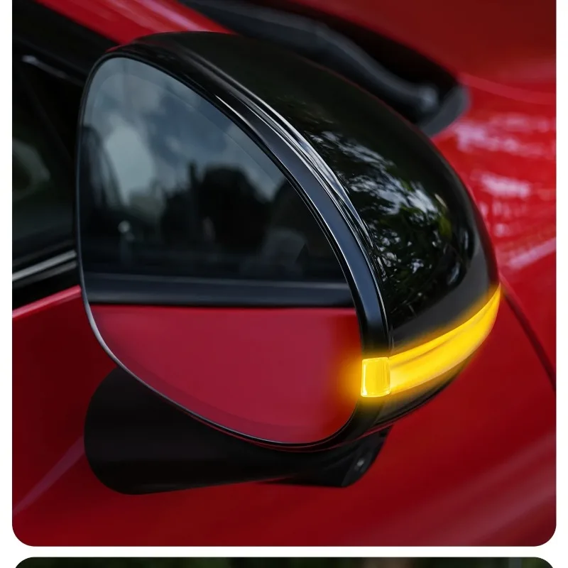 Car rearview mirror turn signal indicator guide block Car modification decoration Appearance decoration sticker guide light