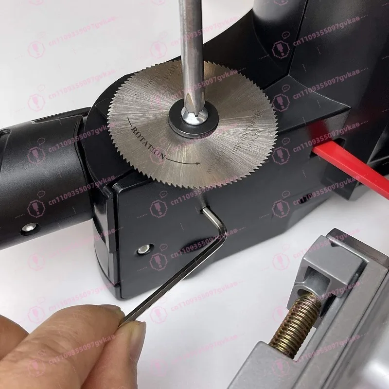Hobby Mini Miter Chop Saw Precision Cut-Off Saw for Model Making Arrow Shafts Stained Glass Brass 1/2
