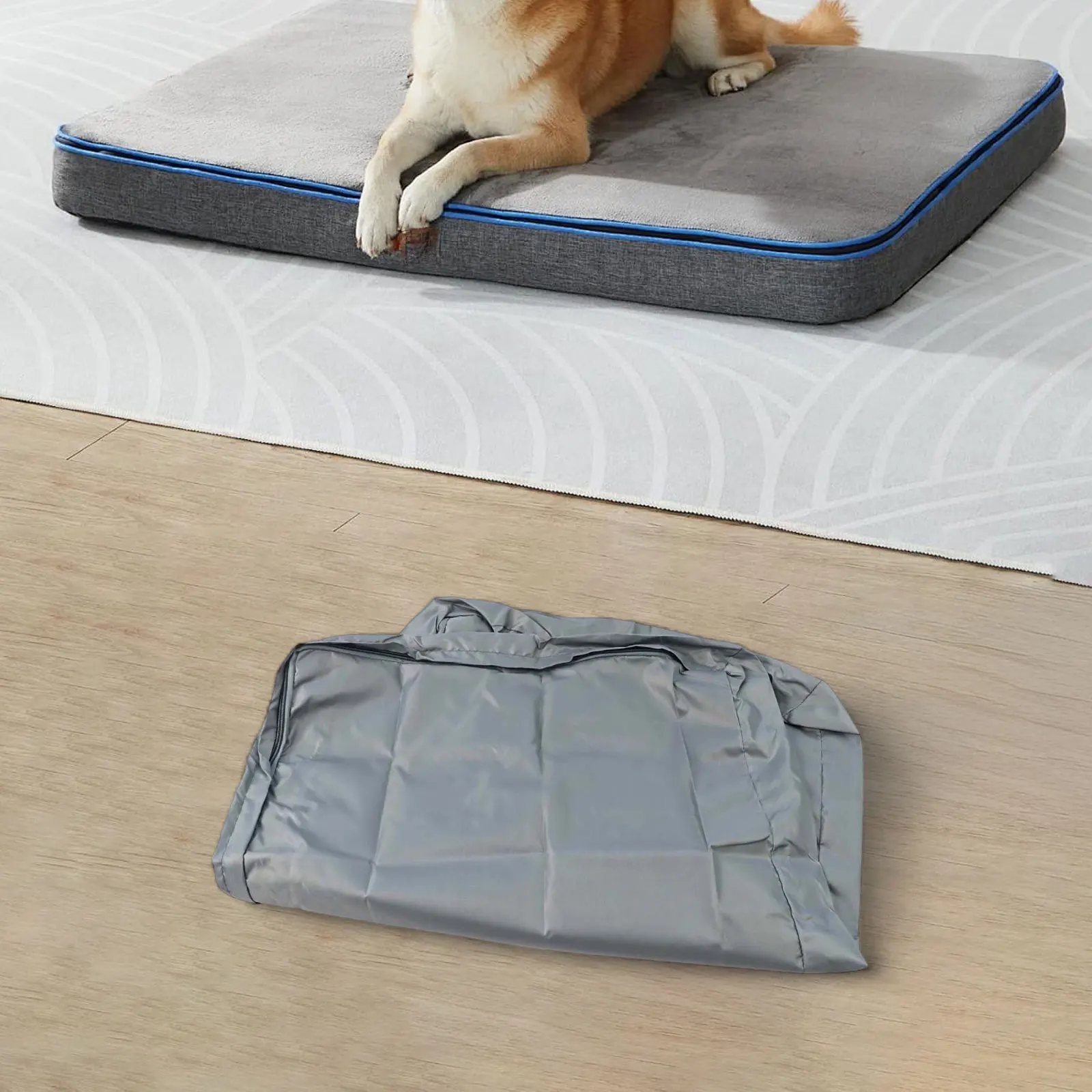 Camping avec animaux de compagnie 102*69*10 cm couverture de lit pour chien en plein air lit pour chat couverture imperméable 210D Oxford tissu Camping couverture de lit pour chien