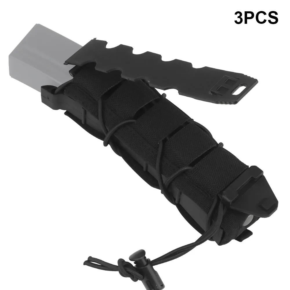 

Tactical MP5 MP7 Magazine Pouch MOLLE Hunting Vest Belt Mount Quick Release 9mm .45 Long Mag Holder Bag Shooting Airsoft Gear