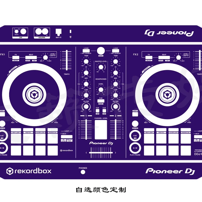 

Пленка для панели DJ-контроллера Pioneer DDJ-RB ddjrb. Персонализированная красочная наклейка для проигрывателя дисков, а не железная панель