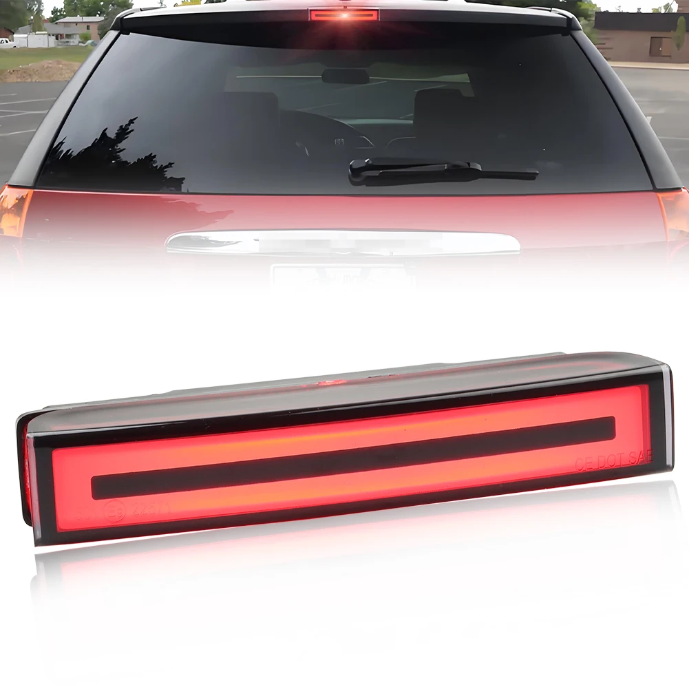 

1Pcs Rear Light 3rd Third Brake Light Tail Light Backup Reverse Light W/Red LED For 2004 2005 2006 2007 2008 Chrysler Pacifica