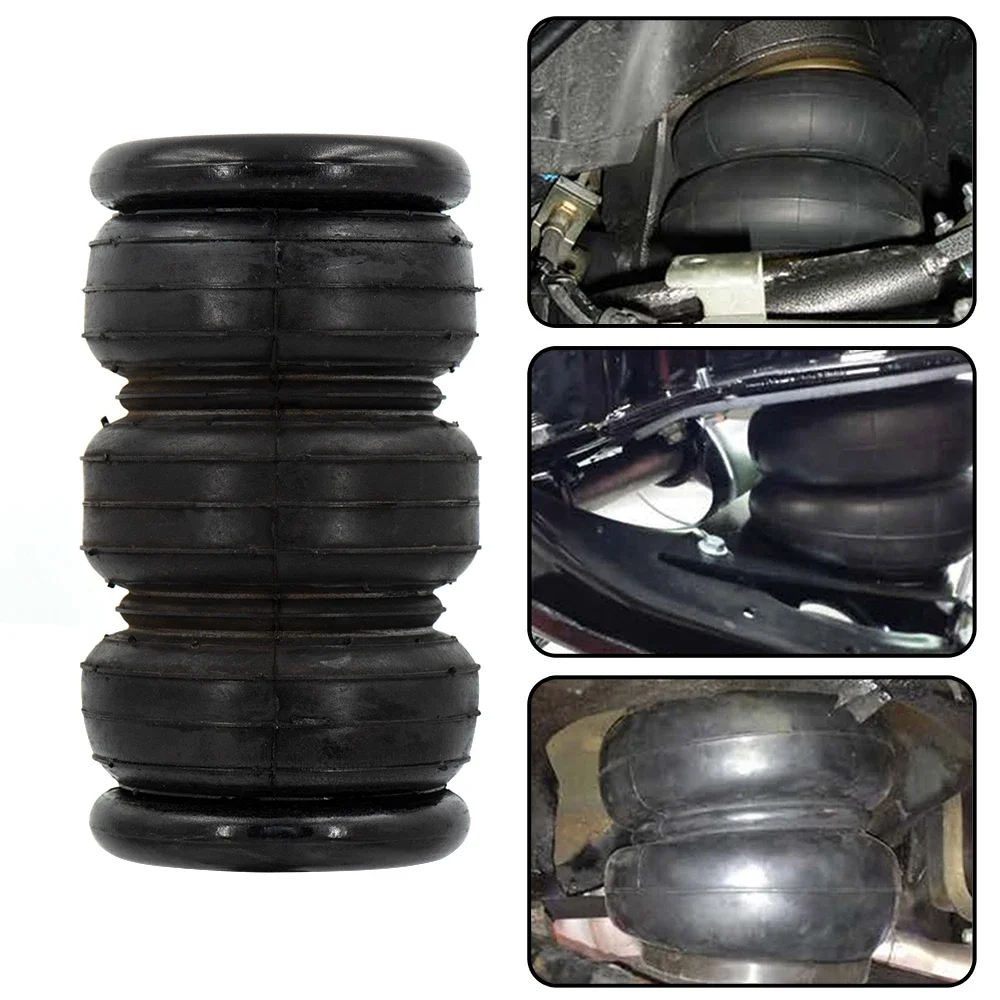 2pcs Air Ride Suspension Shock Absorber Airspring Bellow Rubber Airspring Air ride Shock Absorbe with 90° air inlet For Truck
