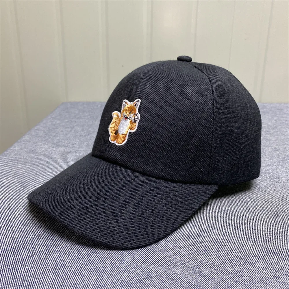 

Cute Animal Snapback Hat - MK Fox/Panda Embroidery | Low Profile Adjustable Cap for Women & Men