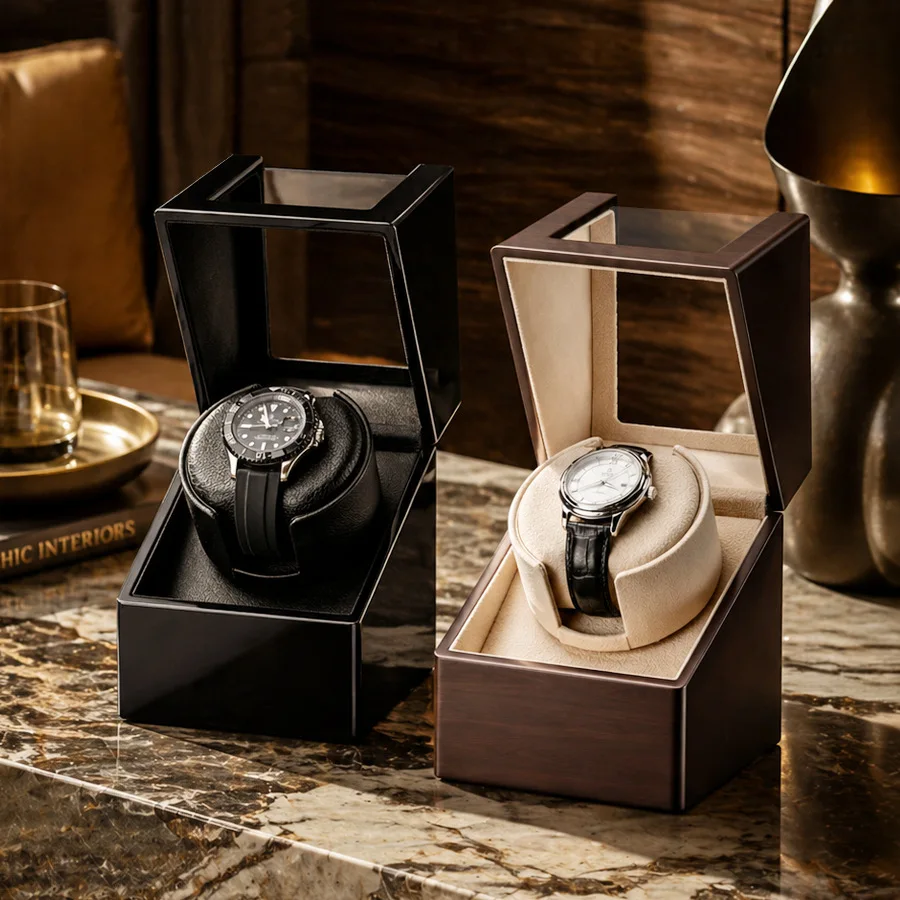 Watch Winder Automatic Winding Box for Mechanical Watches, Rotating Storage Case Watch Shaker, Automatic Watch Winding Device