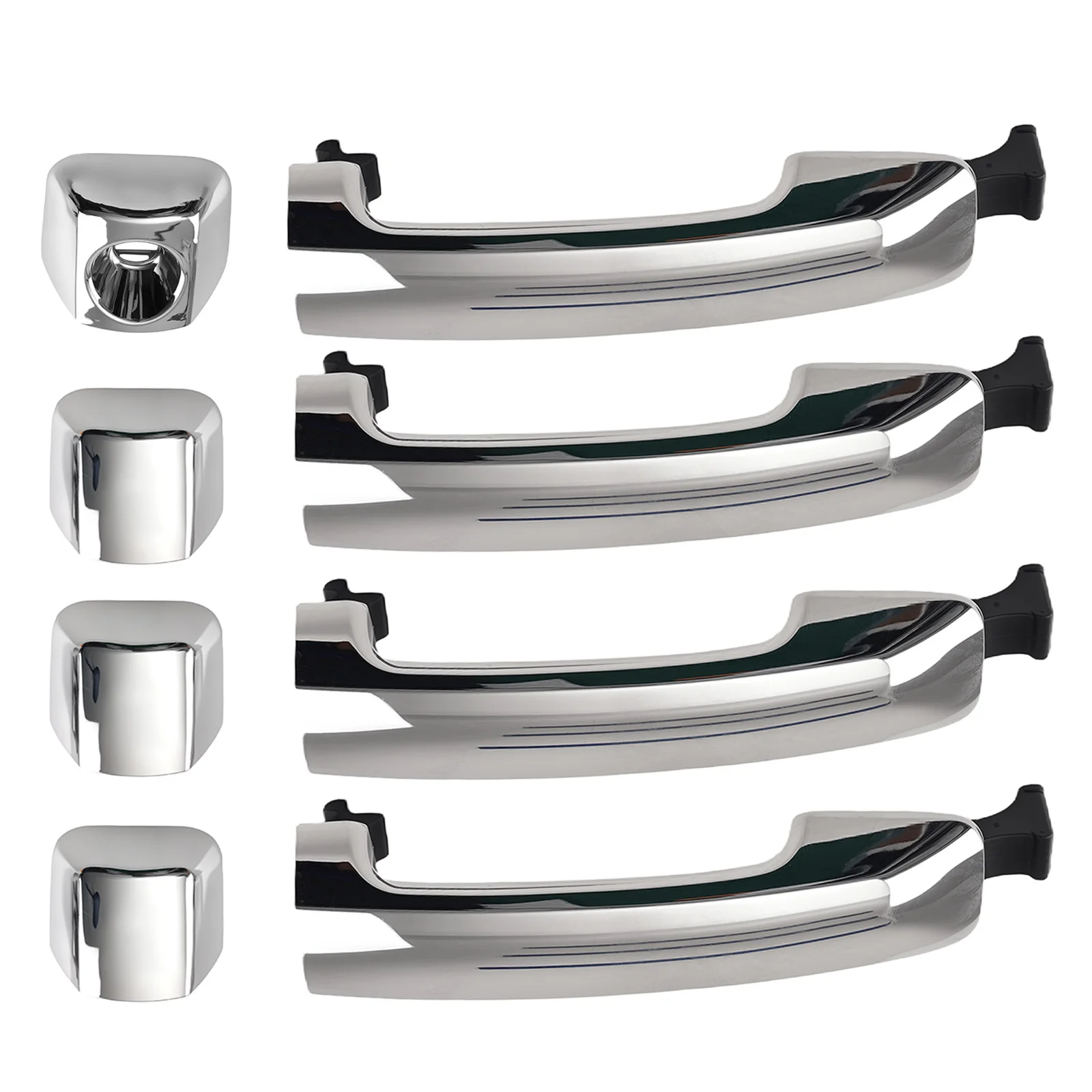

Exterior Door Handle for Toyota Sequoia/Tundra 69210-0C020 Silver 4Pcs