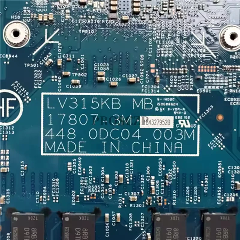 

17807-3M For Lenovo Ideapad V130-15IKB Laptop Motherboard With i3-6006U i3-7020U i5-7200U 4GB-RAM UMA Fru：5B20R33550 5B20S57246