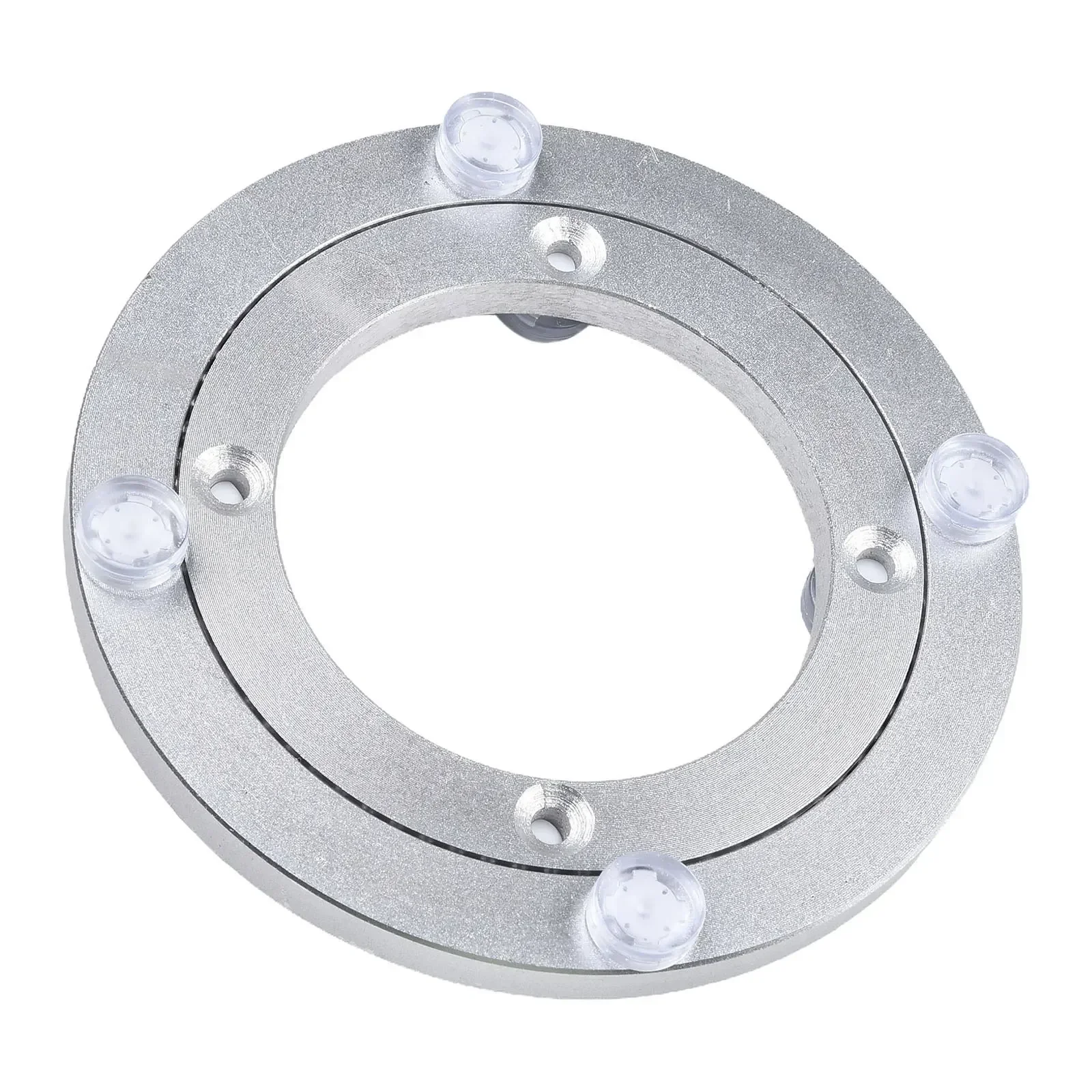 Druable Practical Rotating Bearing Kitchen Tool Silver For Kitchen Dining Table Lazy Susan Base Turntable 12-39cm