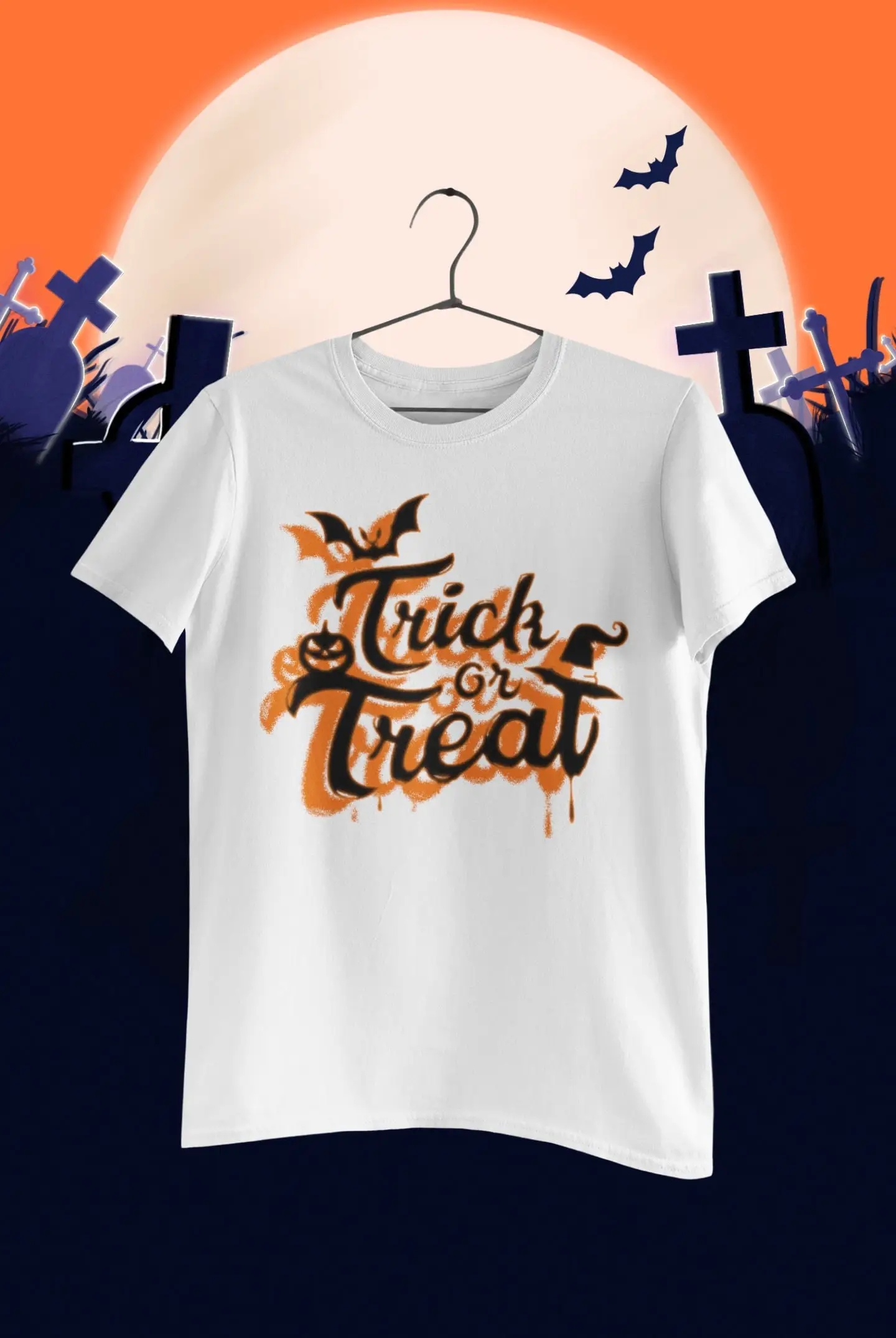 Trick or Treat T Shirt / Happy Halloween Trick or Tee Spooky