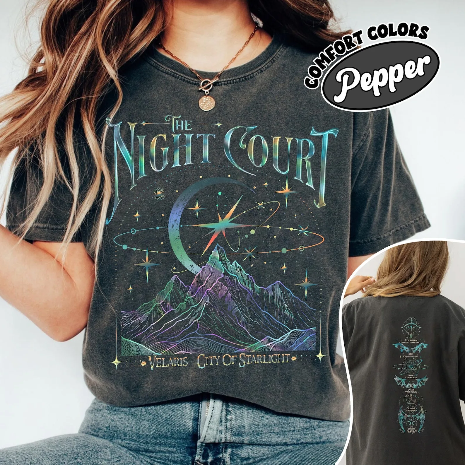 Velaris The Night Court Acotar Two-Sidedcotton Shirt, Velaris The Night Court Shirt, Court Of Dreams