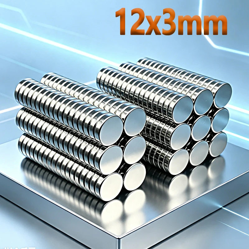 N35 NdfeB 12x3mm Magnet 5-300pcs Round Shape Neodymium Magnet Permanent Magnetic Imanes 12*3mm Magnet Accessory