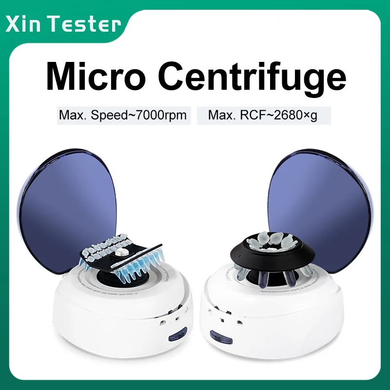 Xin Tester 5000/7000rpm Mini Blood Centrifuge Laboratory PRP PCR Microfiltration High-Speed Plasma Centrifugal D1008/D1008E