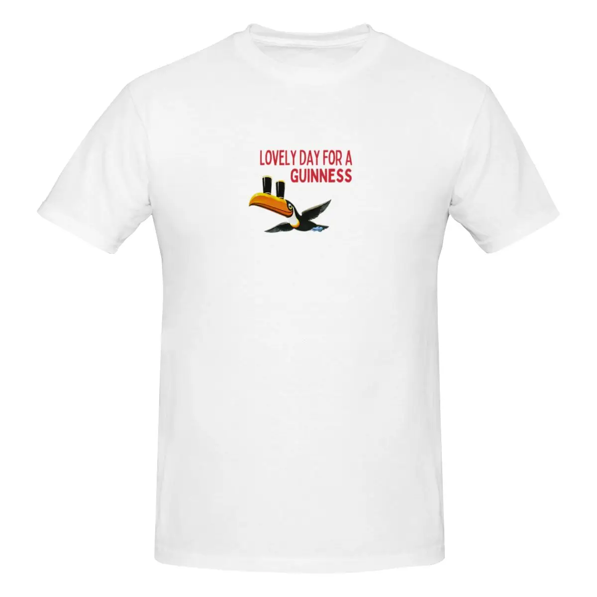 Precioso día para una Guiness Camiseta básica de manga corta para hombre con grapa de verano única