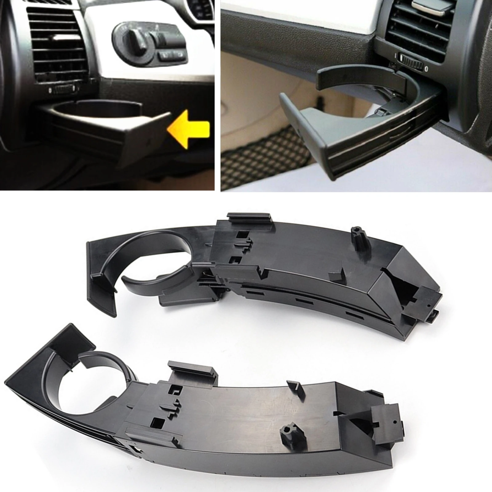 

For BMW Z4 E85 E86 2002-2008 Car Front Dashboard Water Cup Holder Dash Board Air Vent Side Drink Bracket Supportor