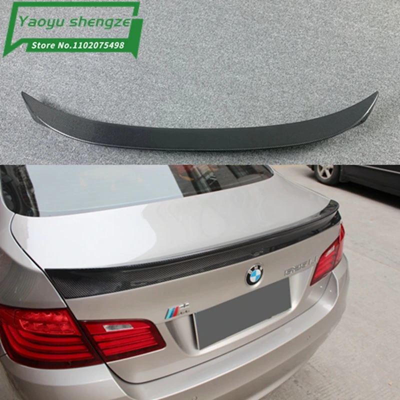 AC Schnitzer carbon fiber trunk wing rear spoiler For bmw 5 series 4-door sedan f10 2010 + 523i 528i 535i 550i 520d 525d