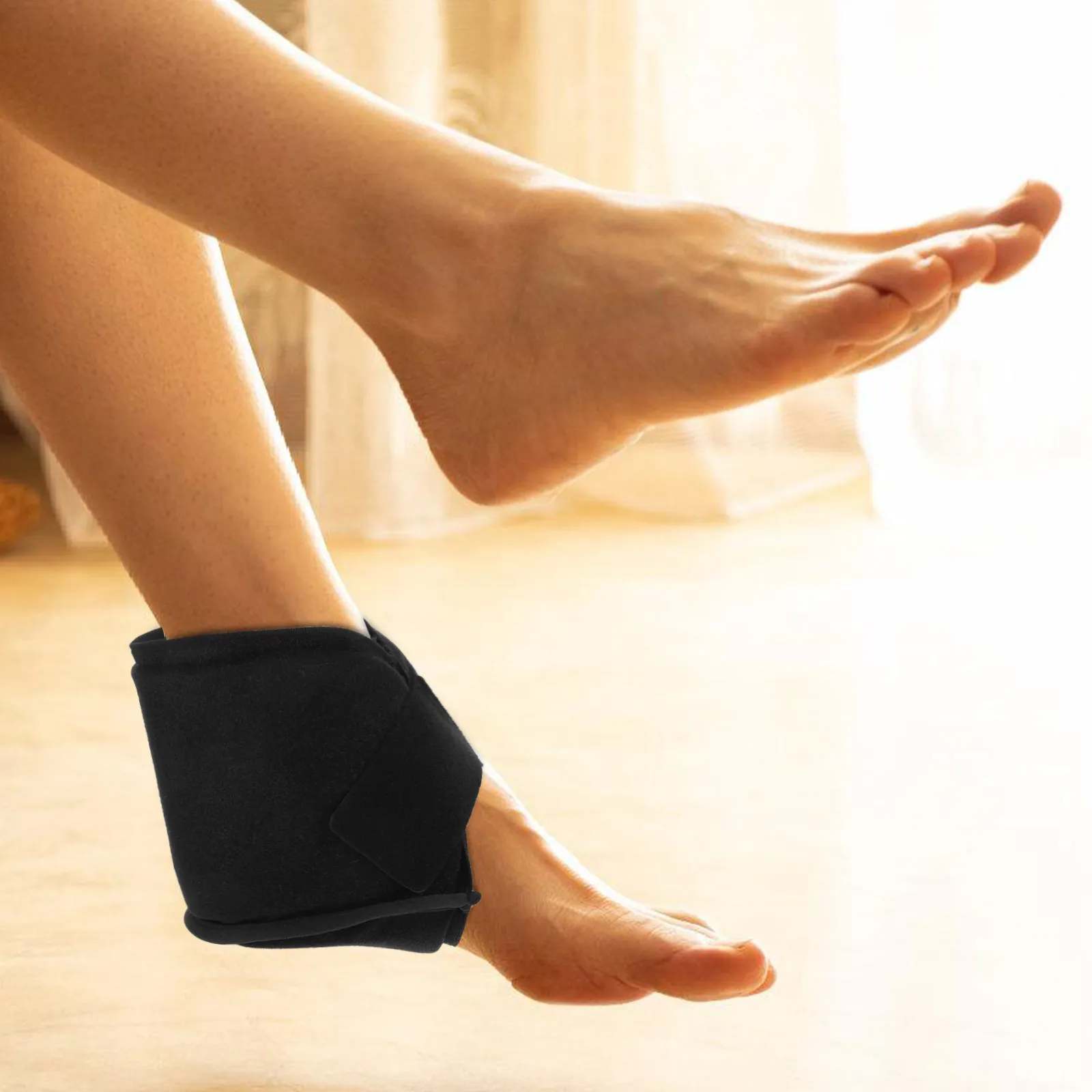 Heel Ice Pack Wrap Gel Filled Cold Hot Compress for Foot Ankle Recovery Plantar Fasciitis Relief Comfortable Skin Friendly