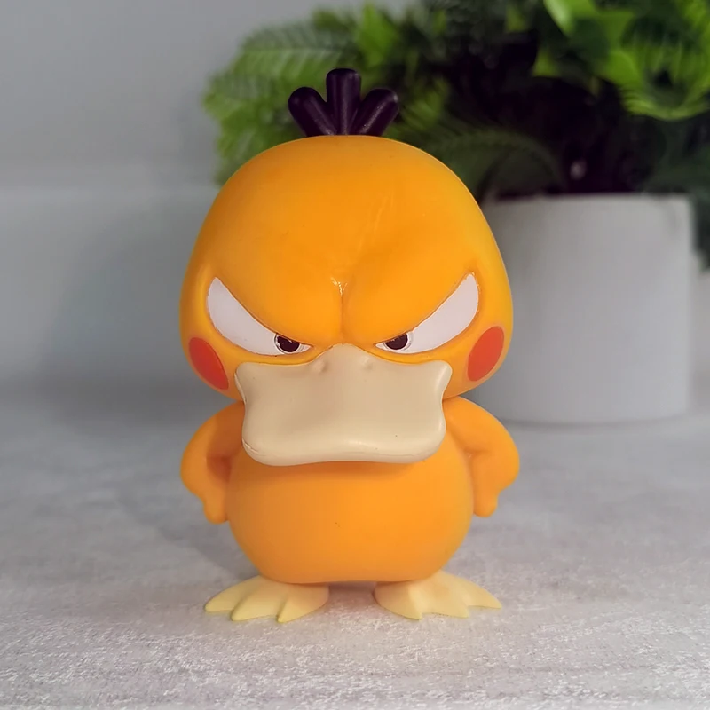 Pokemon Cartoon Anime Figur Be Angry Psyduck Q Version Modell Auto Dekoration Spielzeug Puppe Sammlung Nettes Geschenk
