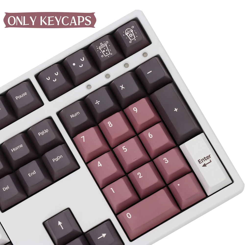 Imagem -04 - Bingsu-teclado Mecânico Cap Grupo Pbt Dye Sublimação Perfil Cereja Gmk 64 68 84 980 104mx Switch Chaves Conjunto Grande