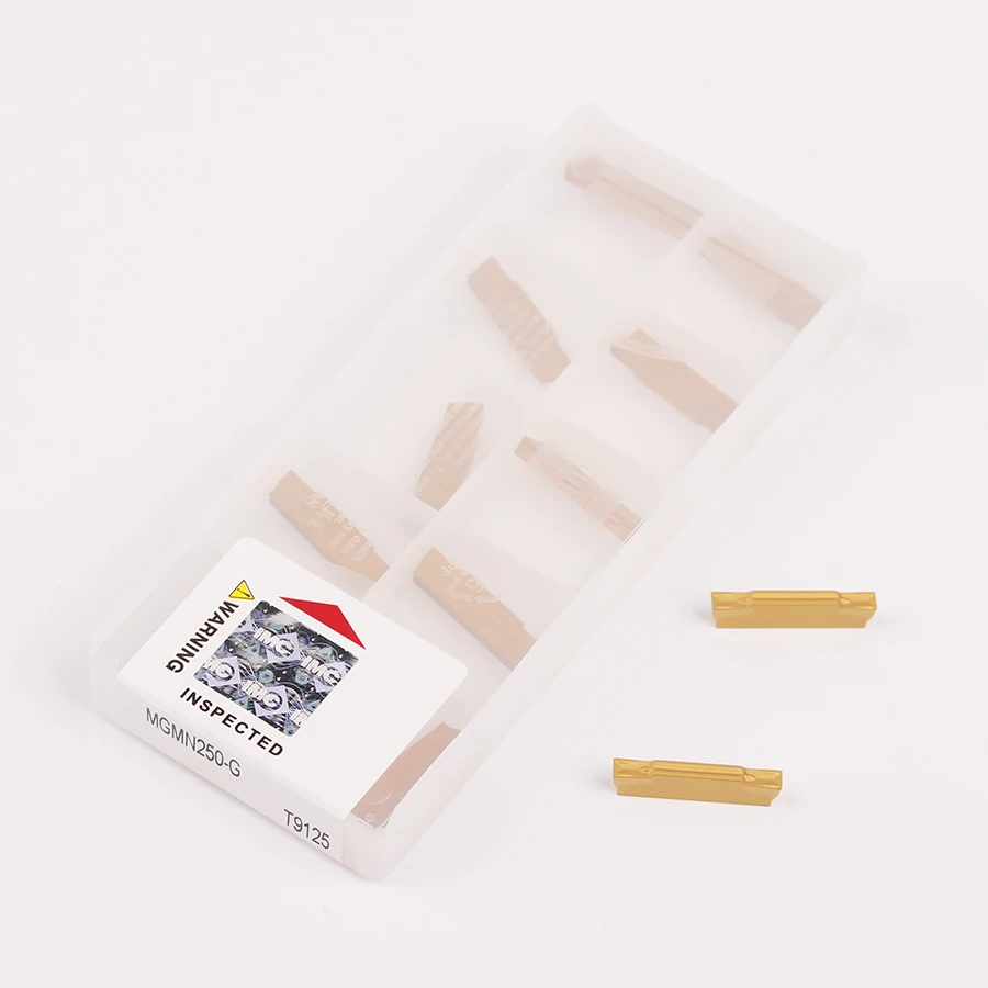 10 قطعة MGMN200-G MGMN250-G MGMN300/400/500-M T9125 الحز شفرات آلة خرط تعمل بالتحكم الرقمي بواسطة الحاسوب الحز أداة كربيد سبيكة الشق قطع إدراج