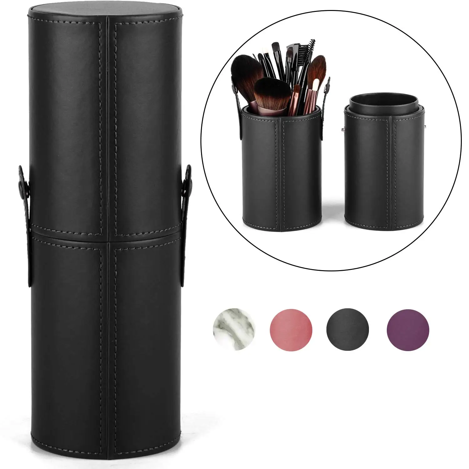 

# Hot Sales Makeup Brush Holder Travel Brushes Case Bag Cup Storage Dustproof For Women And Girls