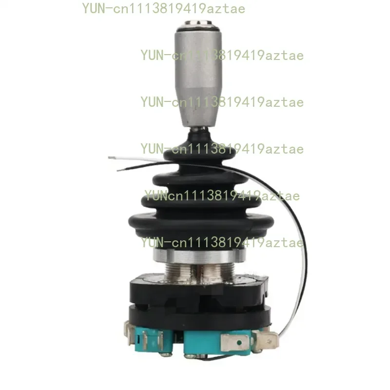 AC DC 250V/125V 30mm Joystick Switch with Push Button Momentary 4 Position Latching Monolever Cross HKF4-11A-4L