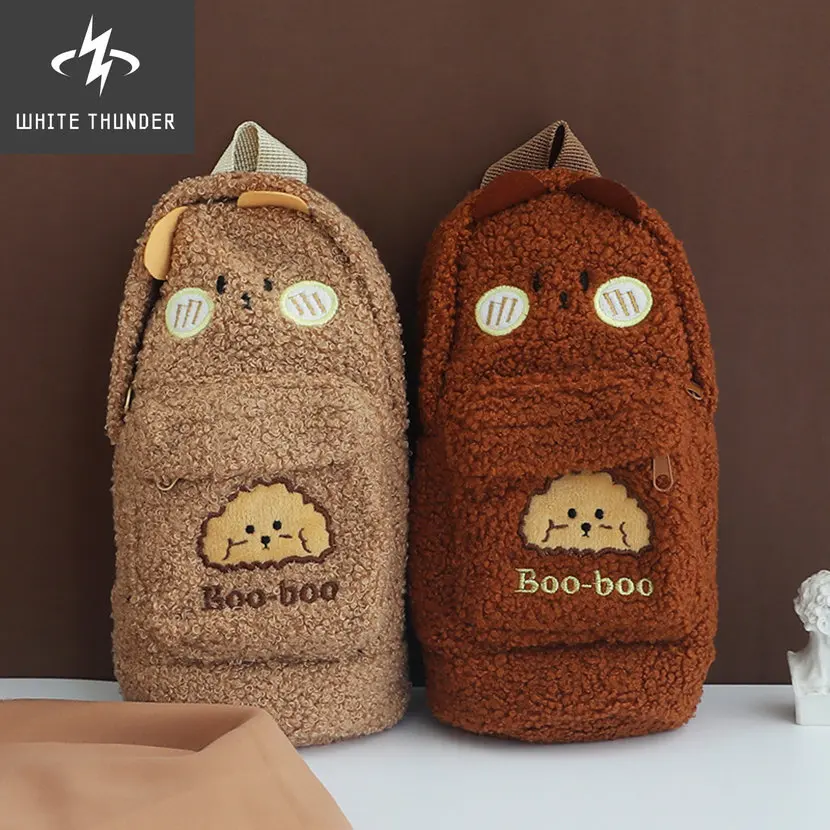 

Pencil Case Large Estuche Escolar School Bag Girl Pretty Stationery Creative Pencil Stand Kawaiis Cases Plush School Briefcases