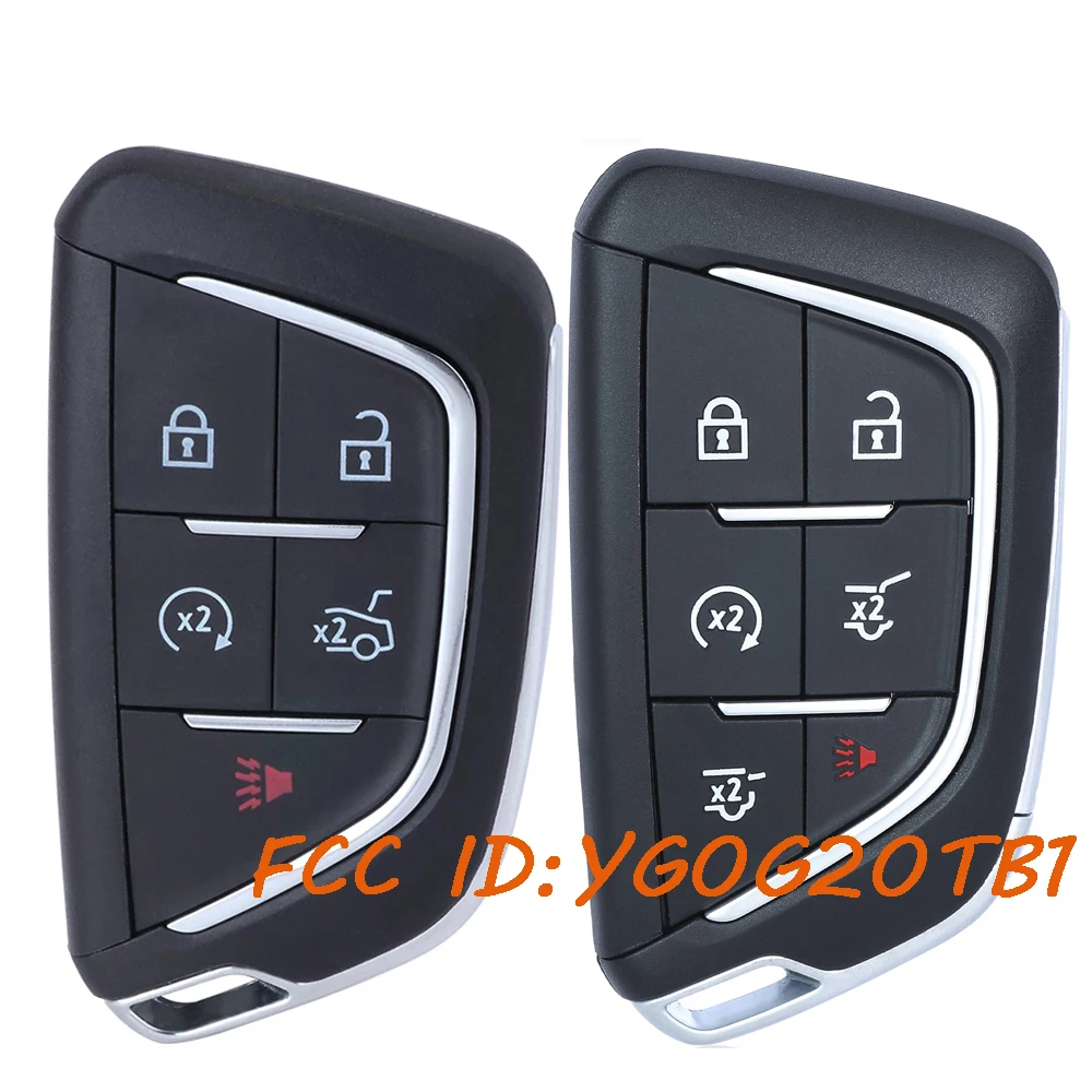 

YG0G20TB1 Smart Remote Key Fob for Cadillac CT4 CT5 2020 2021 Escalade 2022 Lyriq XT4 2023 2024 13538864 13541988 13548127