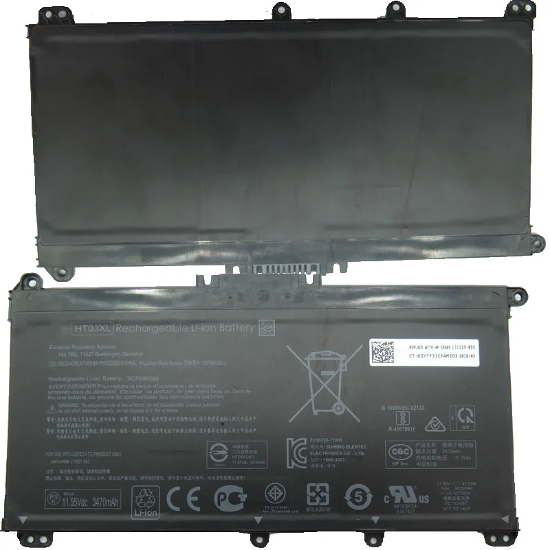 

Laptop Battery For HP 14-CK0000TU 14-CK0000TX 14-CK0001LA 14-CK0001TU 14-CK0001TX 14-CK0002TU 14-CK0002TX 14-CK0003LA 11.55V