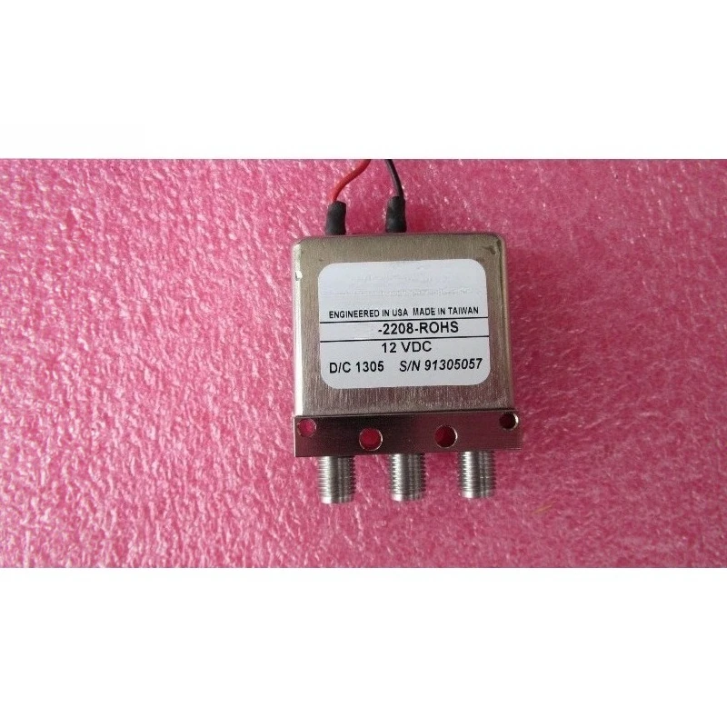 Interruptor Coaxial De Rf De Microondas De Un Solo Polo Y Doble Tiro, De Dos Cables, 12V 300W, Para Dc-18Ghz Sma, Piezas De Desmontaje — -53%, 59.15€ Coupon, from 50.39€ – 53% descuento – €50.39
