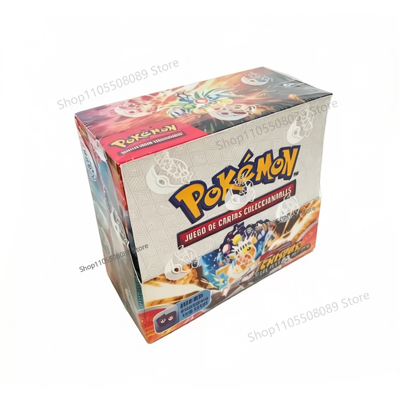 Spanish 360Pcs Poke TCG Scarlet & Violet Surging Sparks Classics Booster Box Trade Card Children Collectible Cards