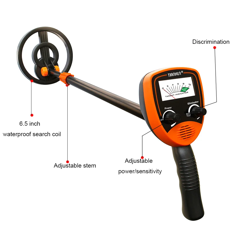 Underground Gold Metal Detector MD-1013 Handheld light Weight Treasure Finder Kids Toys MD-1008A Find Missing Tool