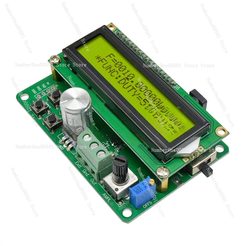 Fye050 DDS Function Signal Source Generator Power Type Arbitrary Waveform Frequency Meter Module LCD Display