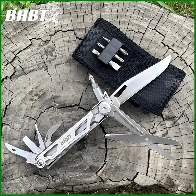 

BHBT 14 in 1 Mini Multitool Knife EDC Multi Tool Folding Scissors Screwdriver Portable Outdoor Hand Tools